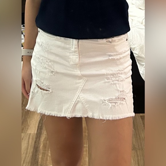 American Eagle Outfitters Dresses & Skirts - White denim skirt